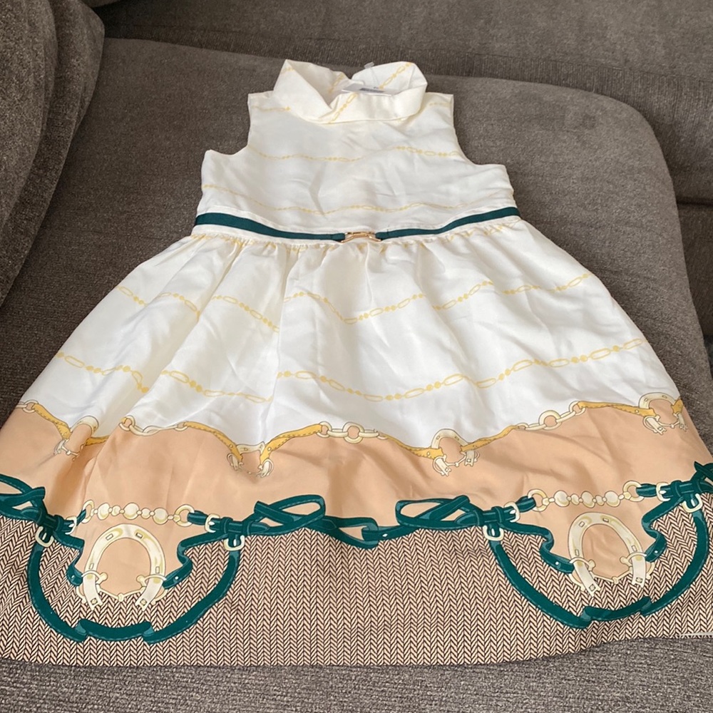 NWT Janie and Jack size 4 Equestrian dress